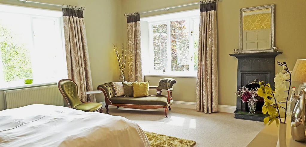Luxury Wedding Accommodation Bridal Suite at Cote How Chaise Lounge