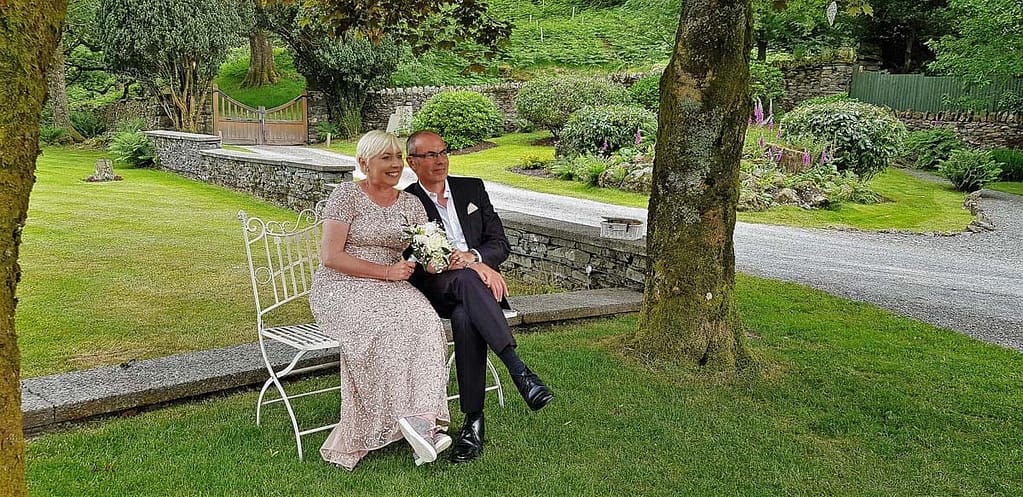 Happy wedding Couple second wedding