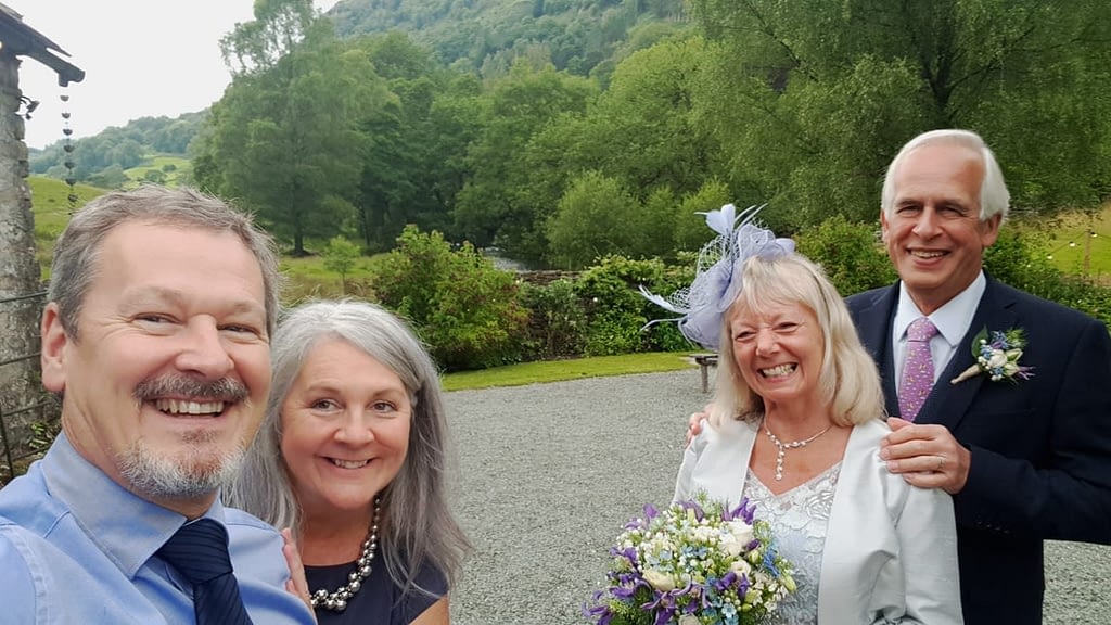 Happy Couple after their micro wedding