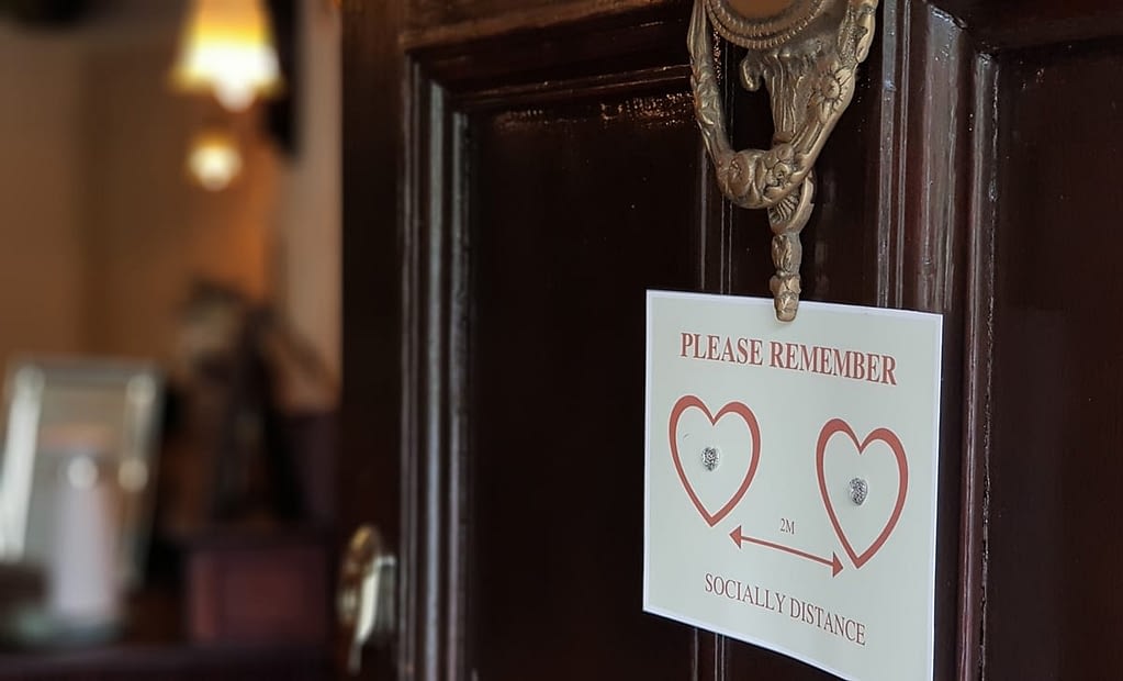 Socially Distanced micro wedding