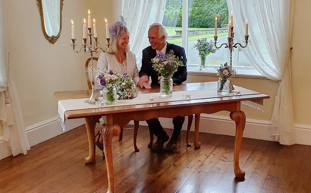 Just Married at last - Postponed wedding