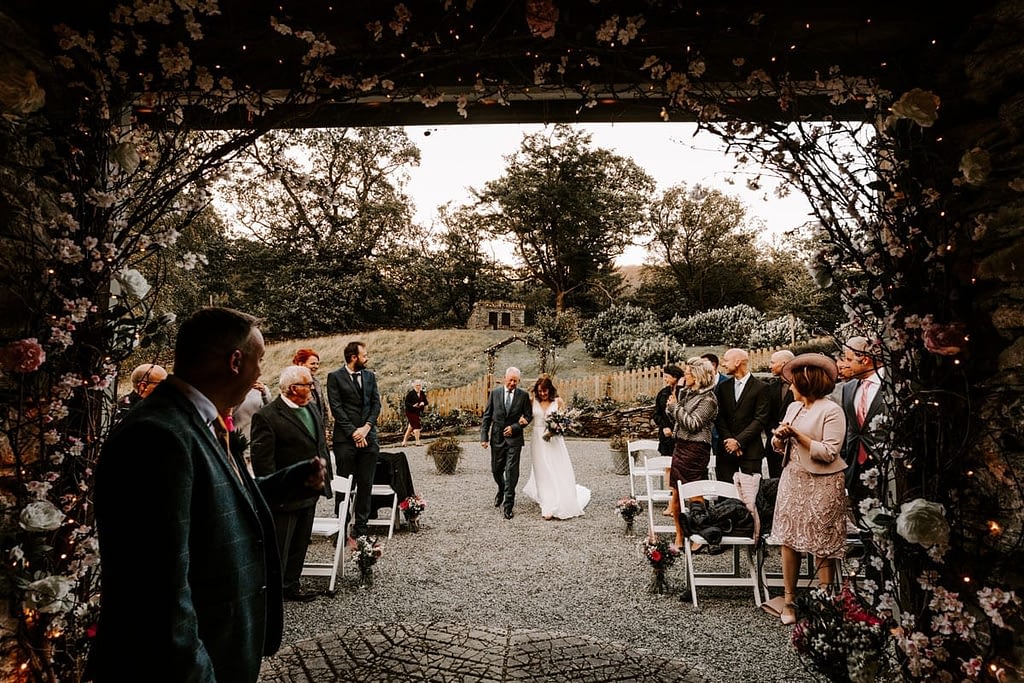 Outdoor Wedding Ceremony by Jo Greenfield