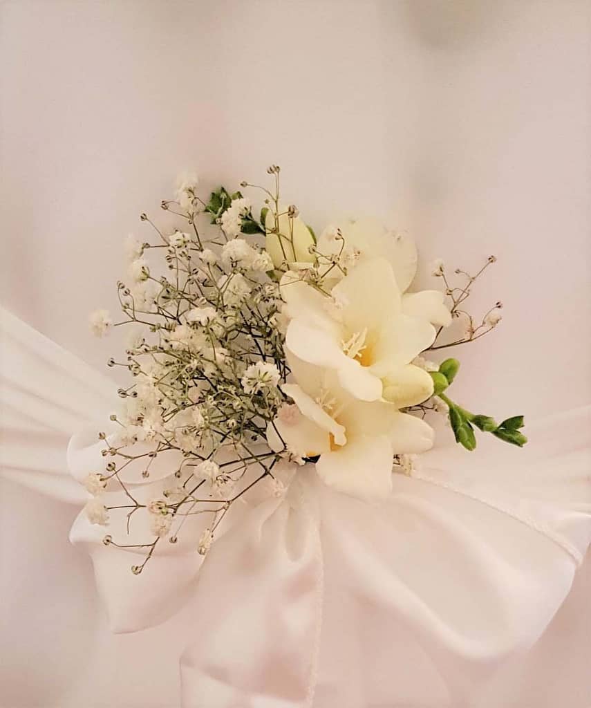Wedding Flowers chair decor