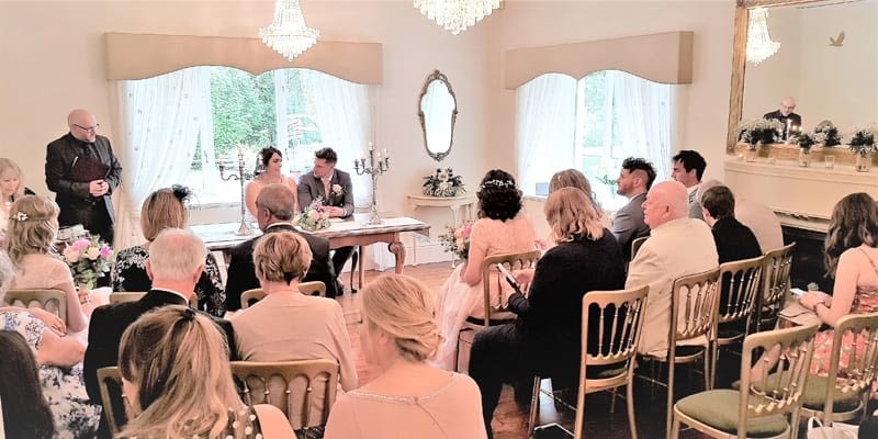 Small Lake District wedding Ceremony