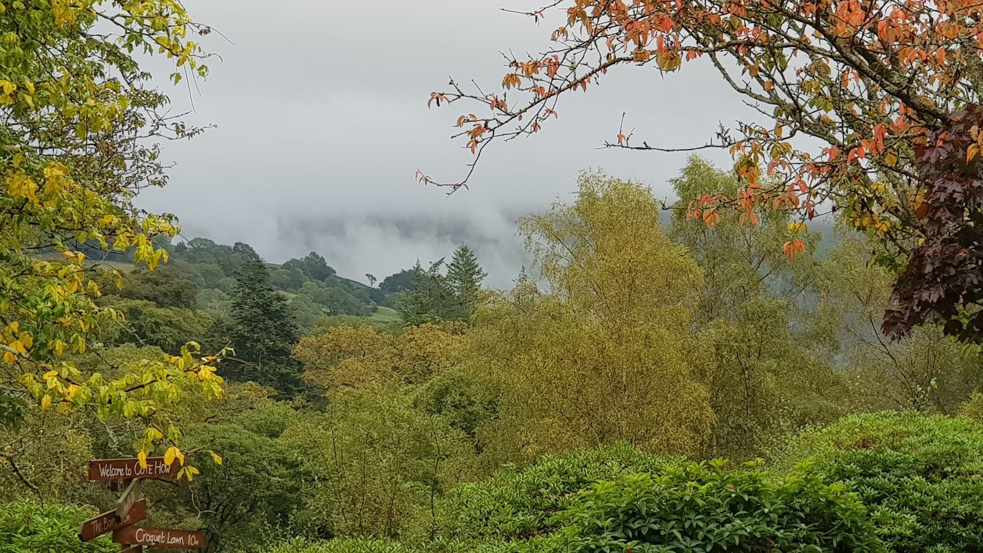 Misty Rainy Lake District weather