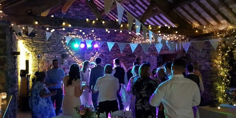 A filled Barn Dance Floor