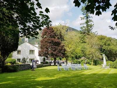 Humanist Lawn Wedding Ceremony Set Up