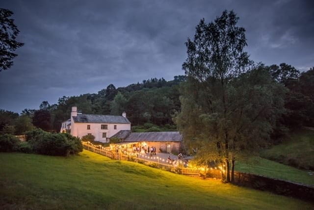 Twilight at Cote How Lake District Weddings
