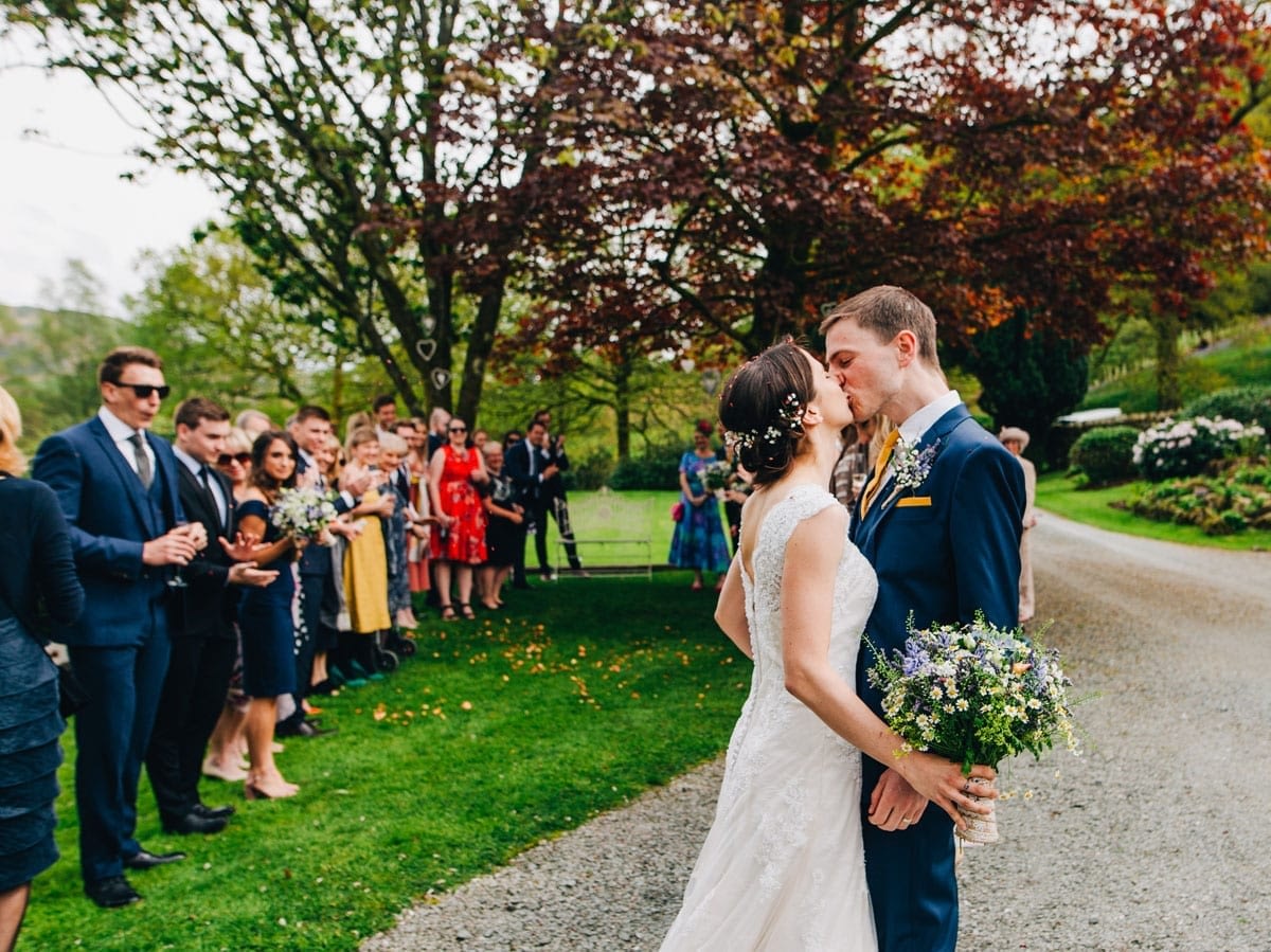 Just Married in the Perfect Small Wedding Venue