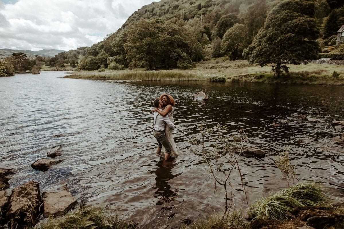 Lake Side Wedding Elopement by Jo Greenfield