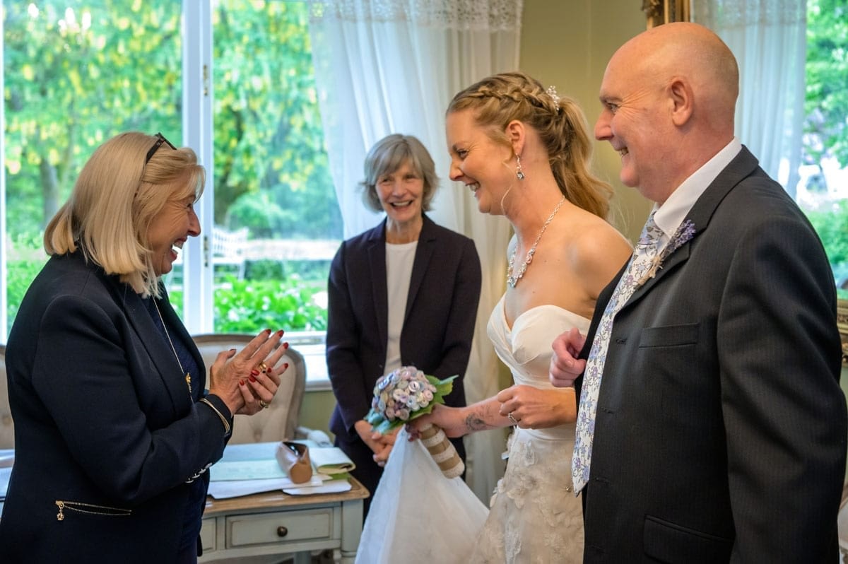 Getting-Married---Wedding-Couple-being-Congratulated-by-the-Registrars