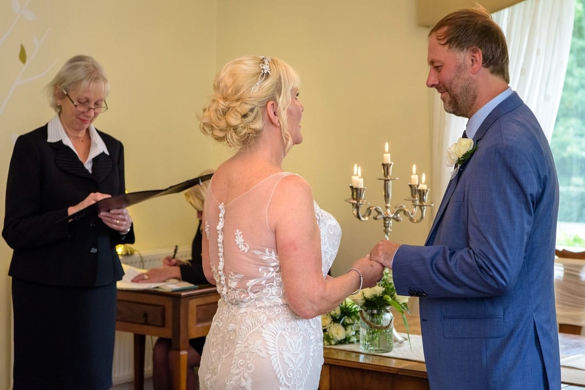 Winter Wedding Ceremony in Lake District