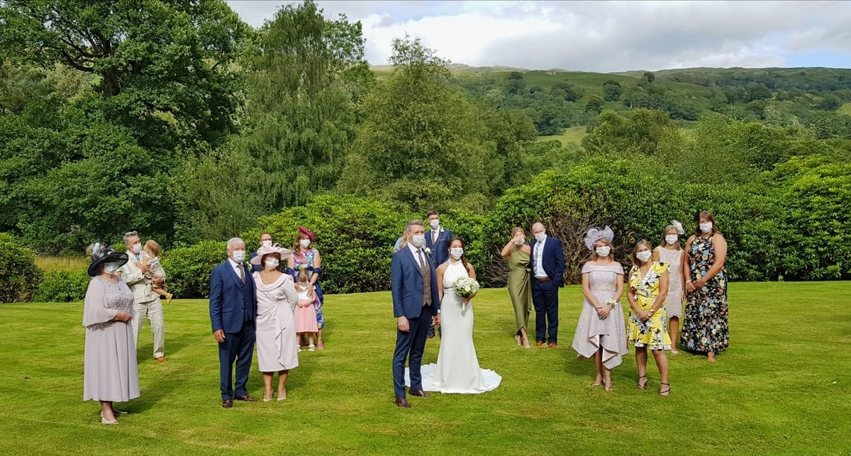 Small Socially Distanced Micro Wedding