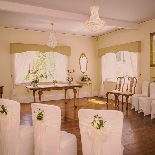 Outside Ceremony in Barn Courtyard