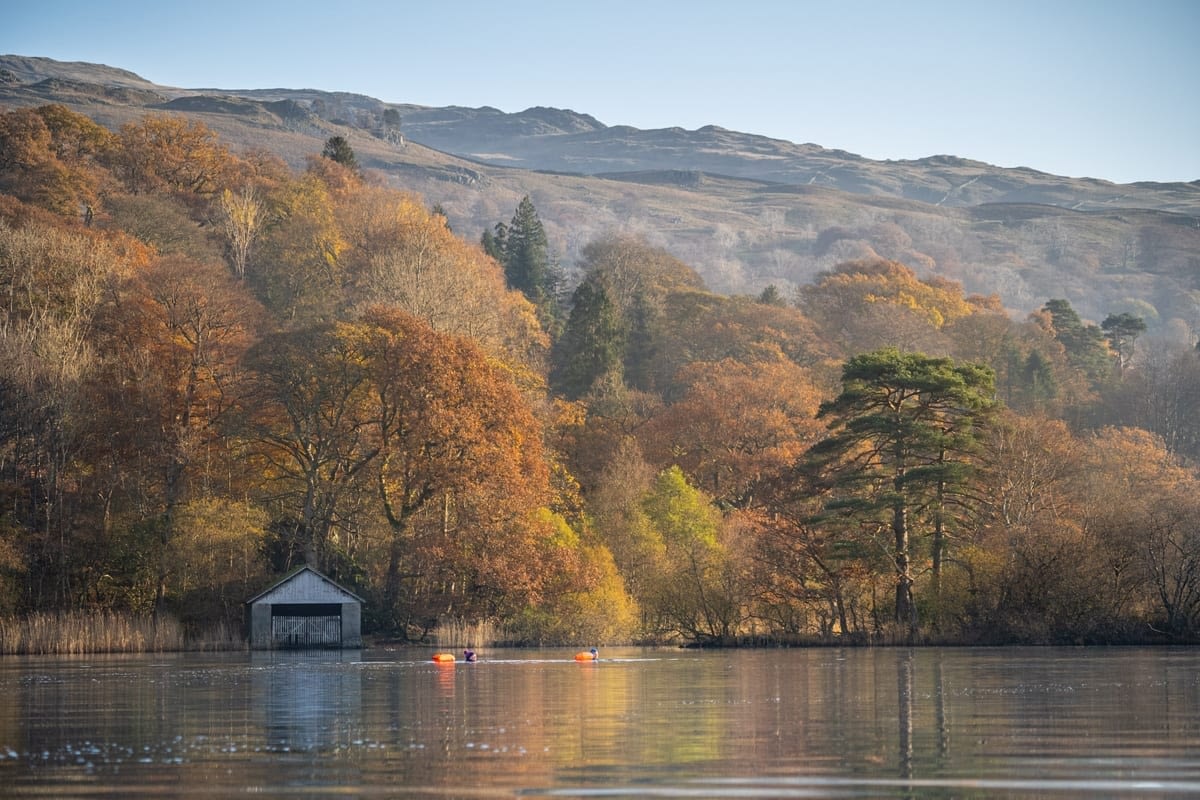 Wild Water Swimming by Cote How boathouse - Photo Tom McNally