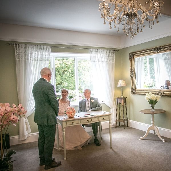 Elopement wedding Ceremony with Registrar - Photo Lorraine Oates