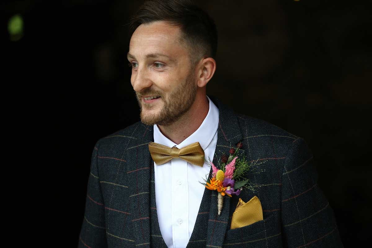 Cote How Elopement Wedding Groom