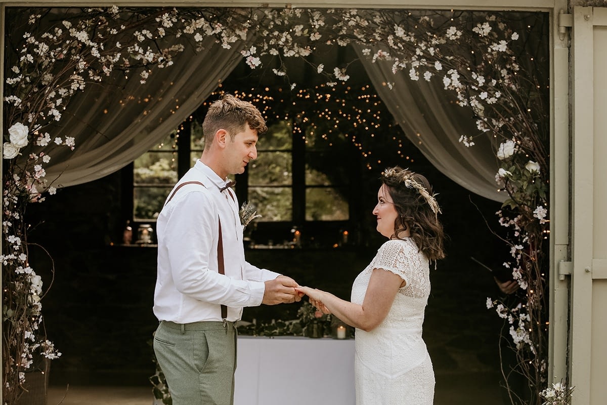 Exclusive use venue wedding ceremony
