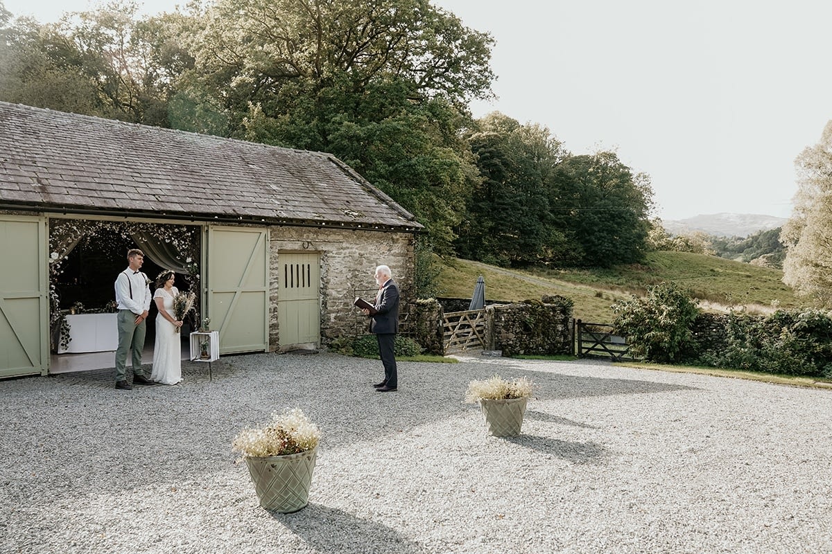 Outdoor Elopement Wedding Ceremony