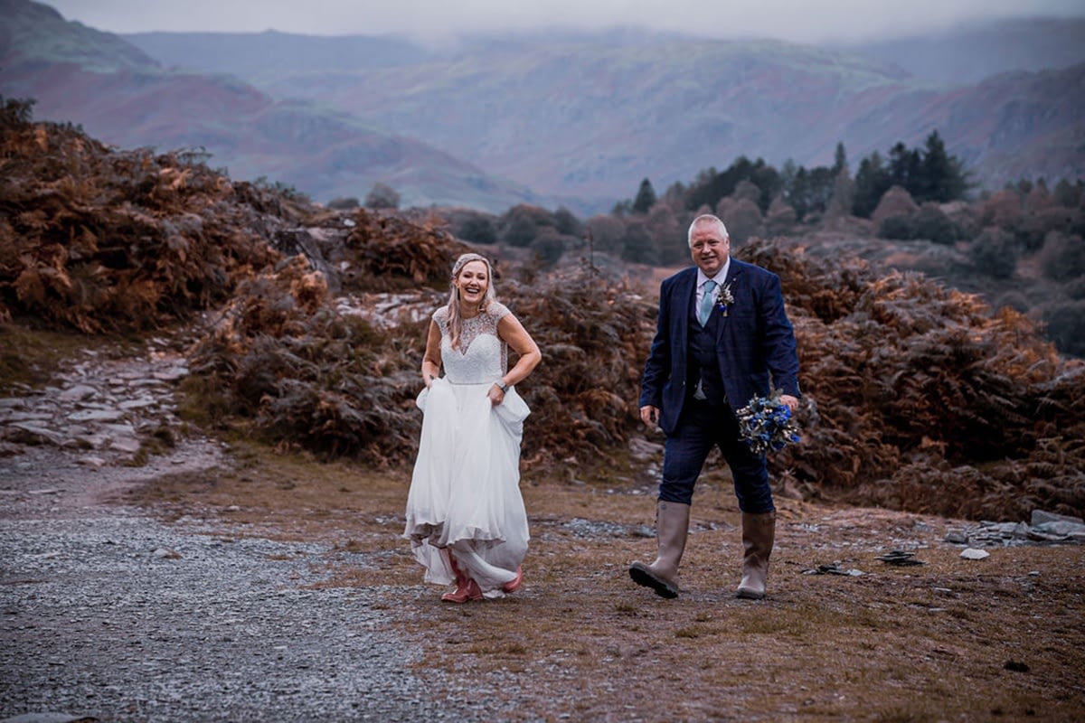 Just the two of us after elopement wedding