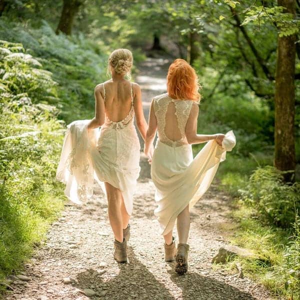 Two Brides in Rydal Woods