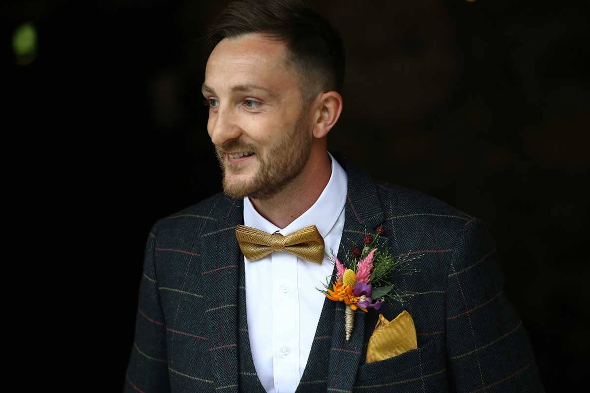 Cote How Elopement Wedding Groom