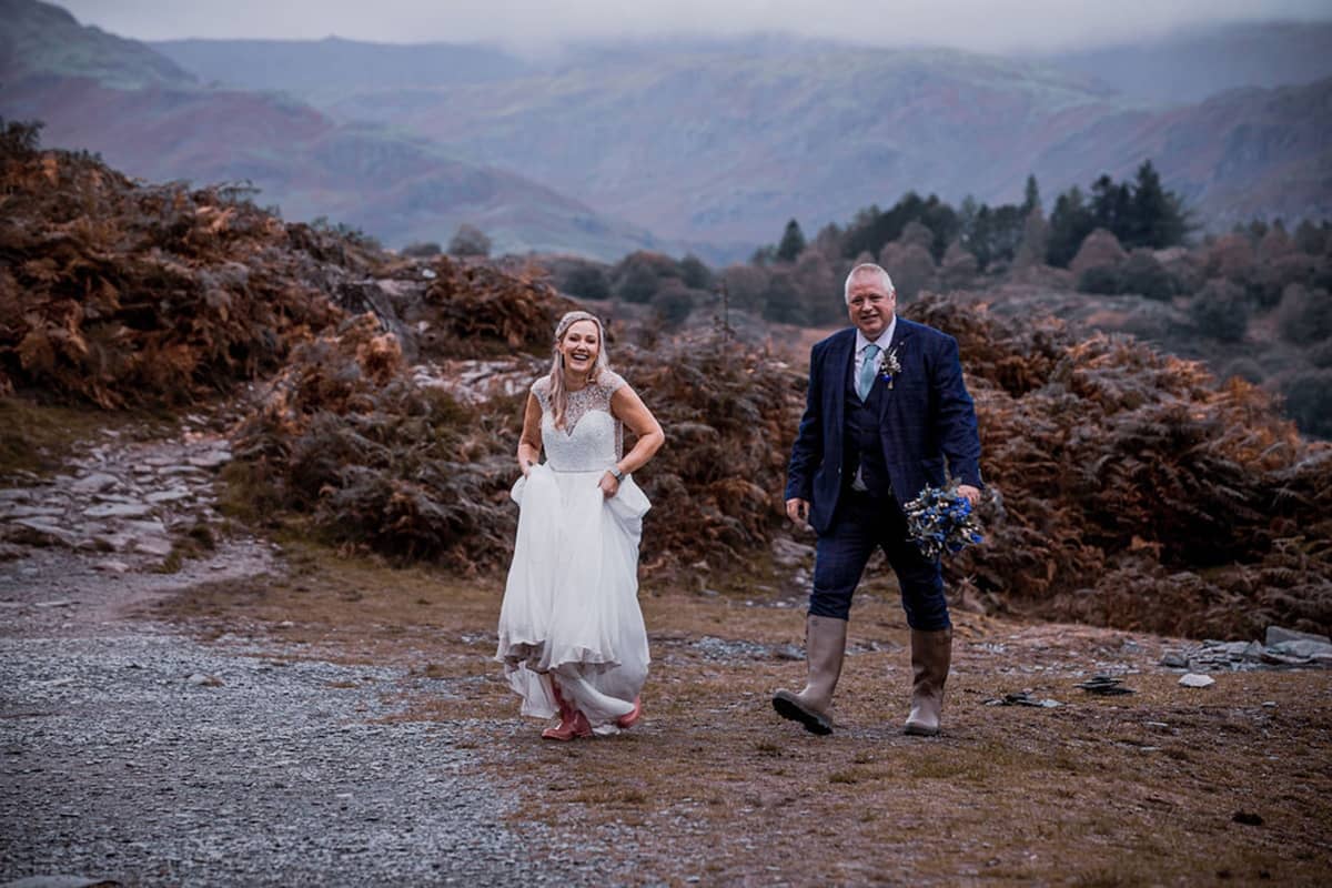 Just the two of us after elopement wedding