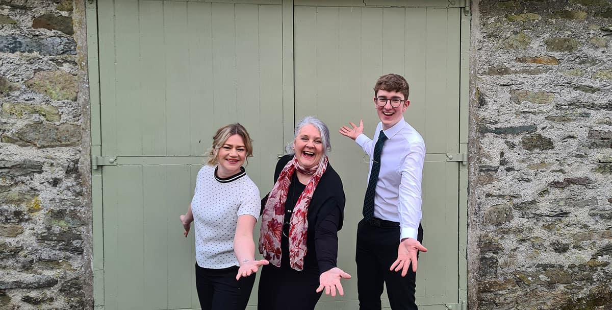 Rebecca, Caroline and Dan - Wedding Planning Team at Cote How