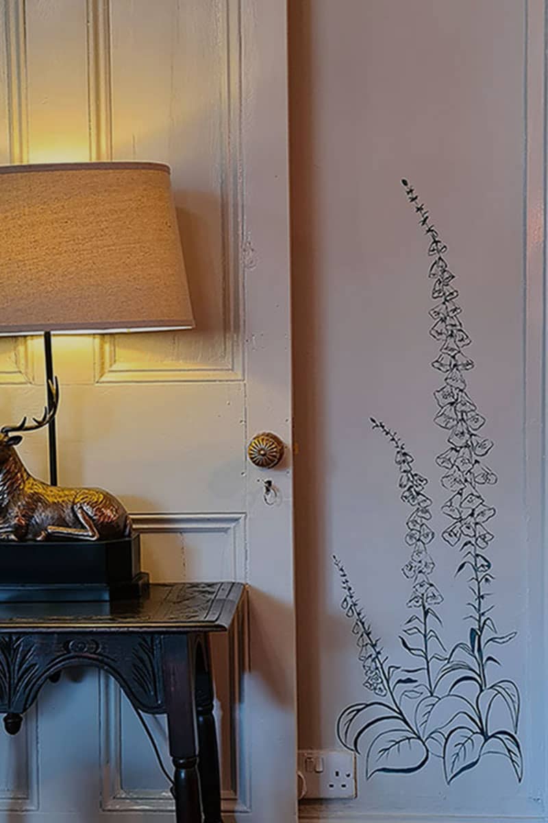 Unique-Venue---Hand-Painted-Foxglove-Walls