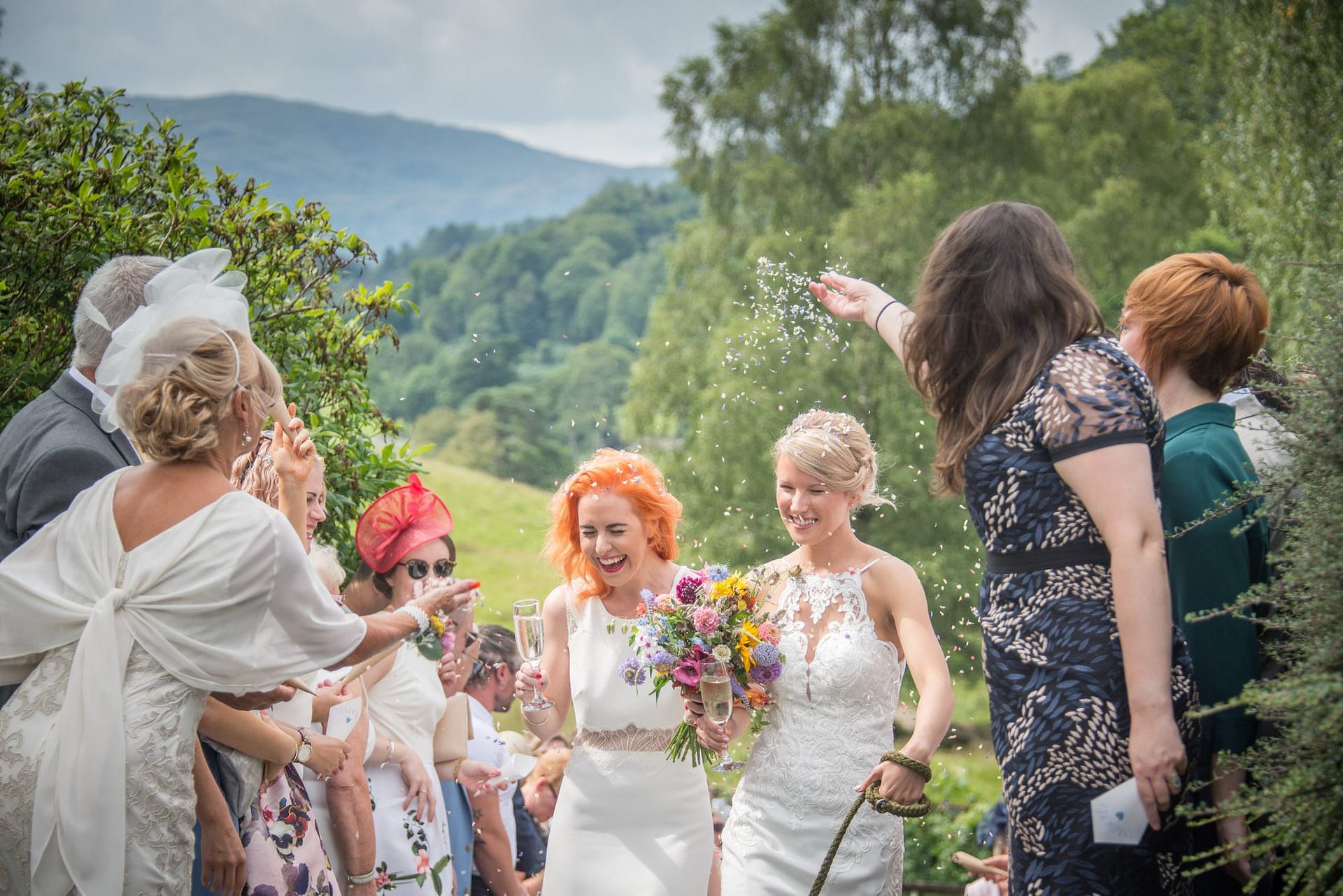 Perfect wedding venue Simone and Abbies wedding at Cote How